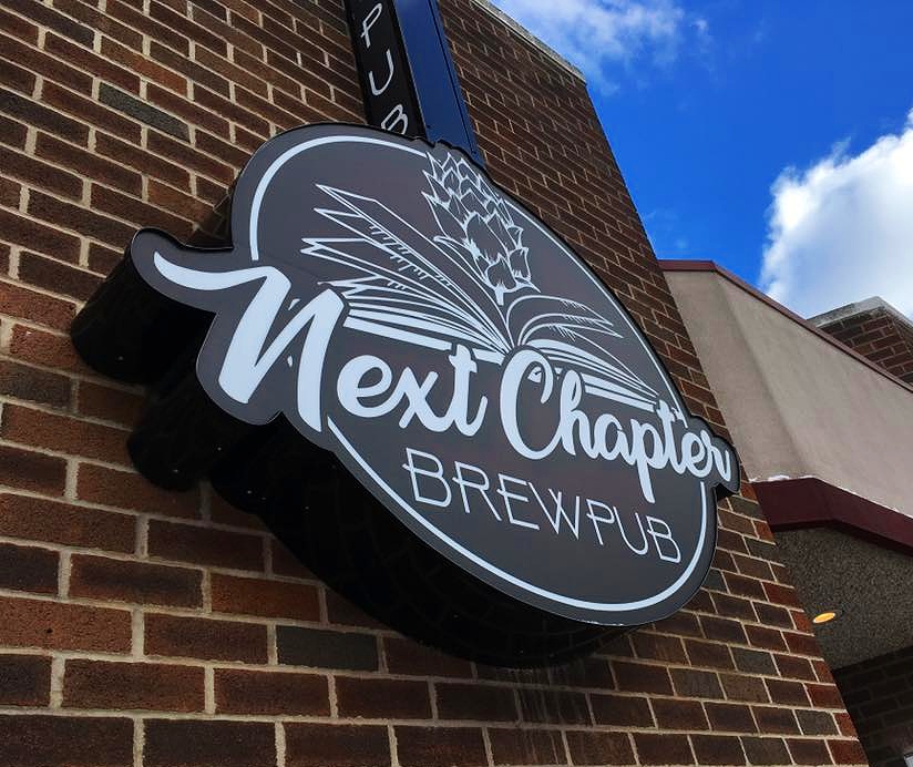 Next Chapter Brewery Exterior Sign