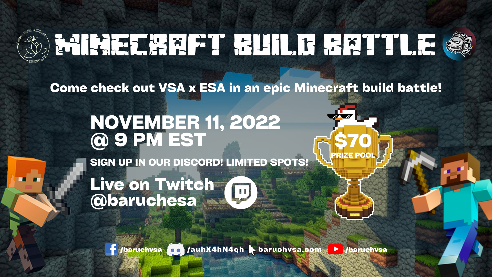 VSA x ESA Minecraft Build Battle