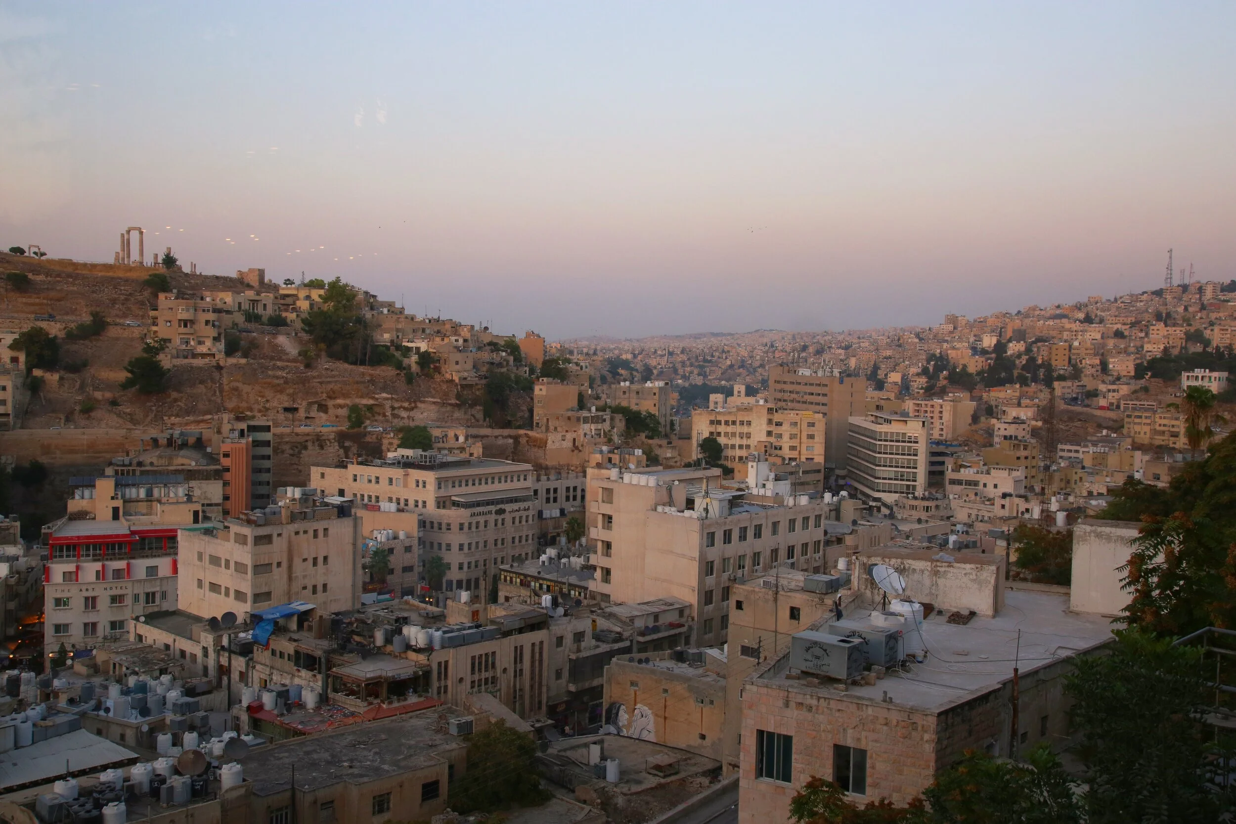  The beautiful Ammani sunset… 