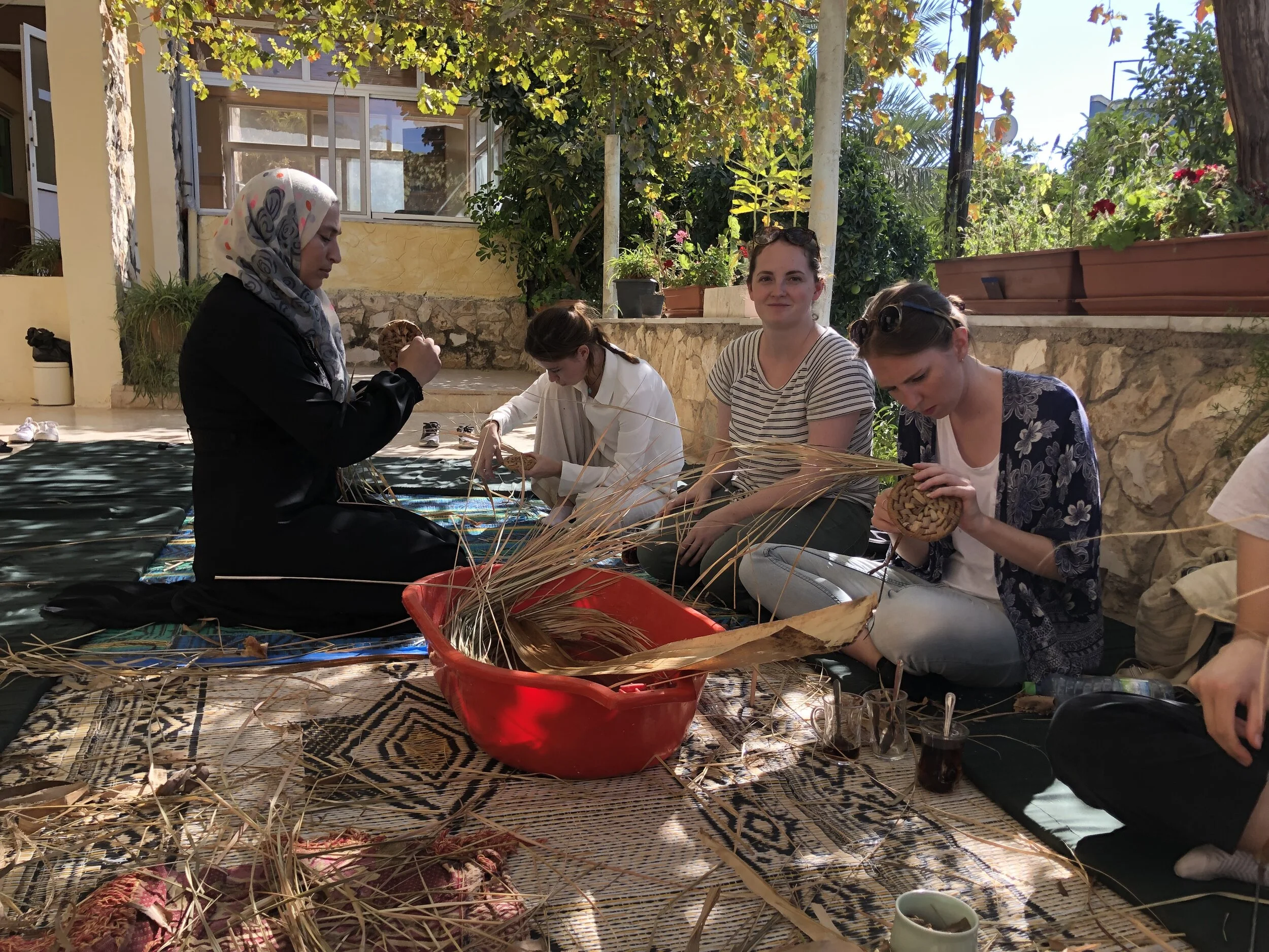  Basket weaving in Umm Qais 