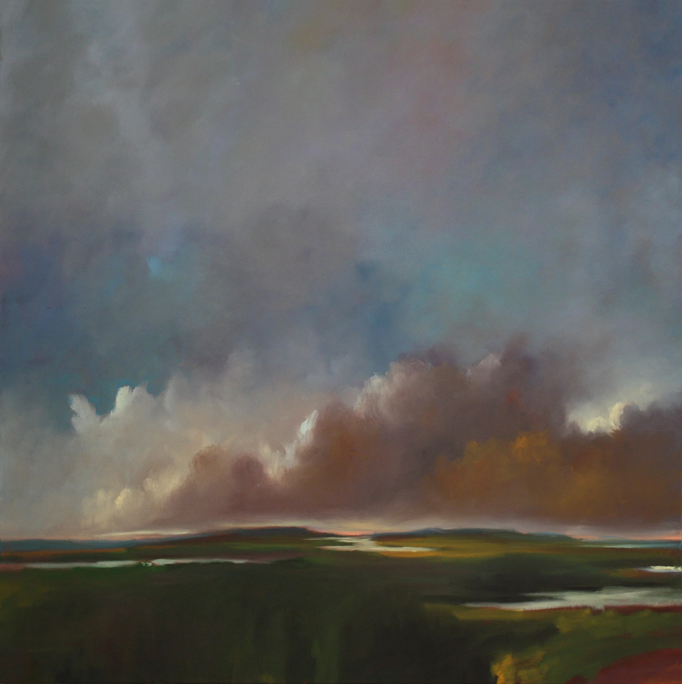 Lorraine La Pointe, Shifting Sky, 2014, 36x36, $3,600.jpg