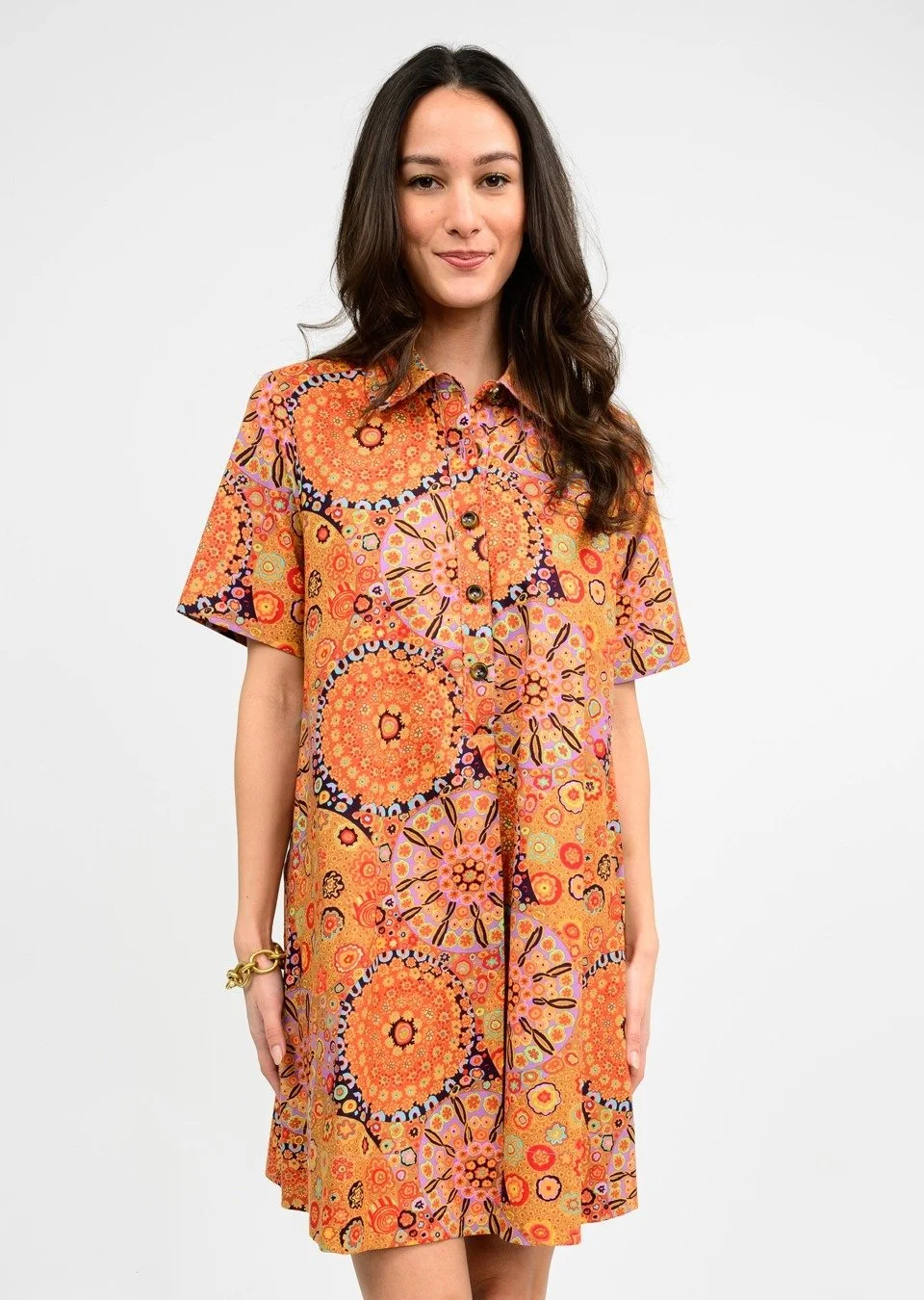 Uncle Frank Kaleidoscope Shift Dress