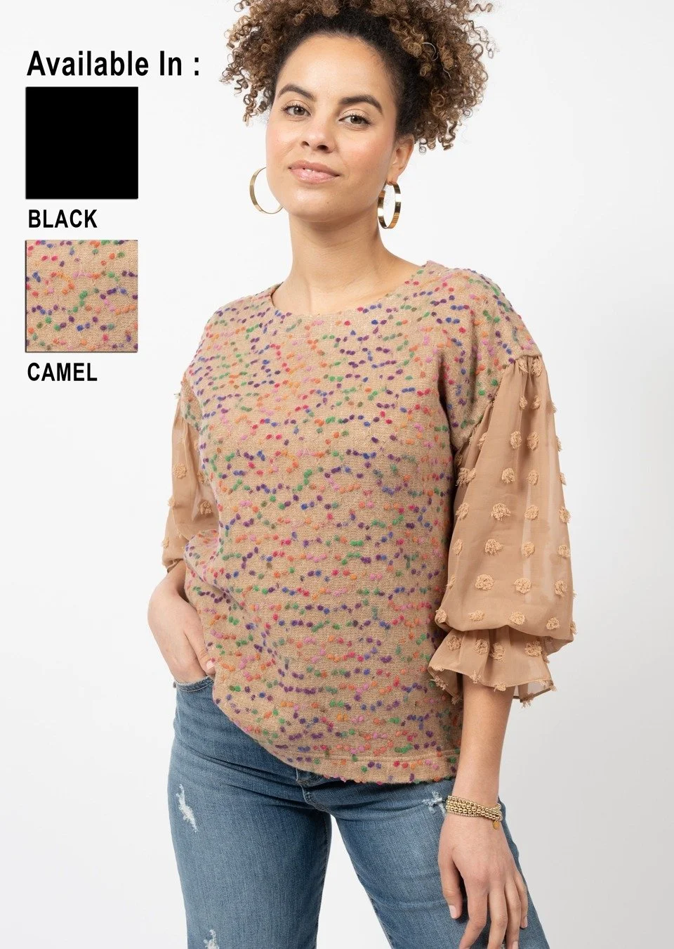 Ivy Jane TOP STRIPED RUFFLE