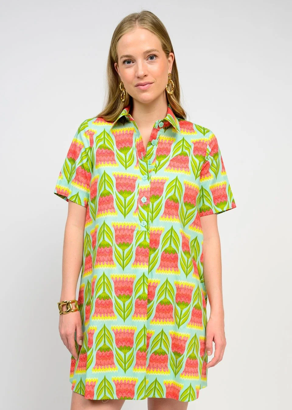 Uncle Frank Swing Shirt Dress