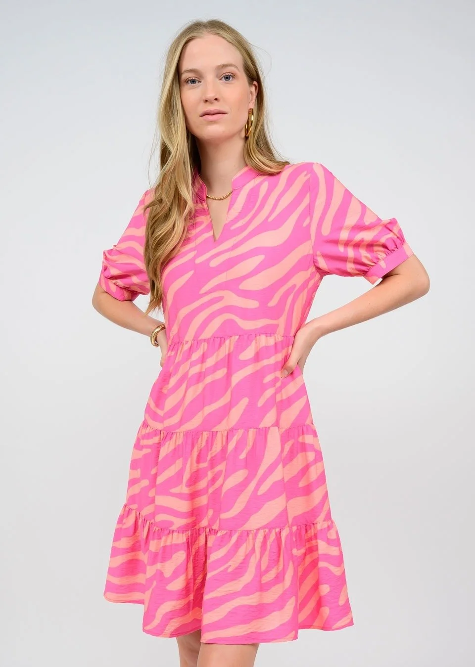 Uncle Frank Zippy Zebra Dress