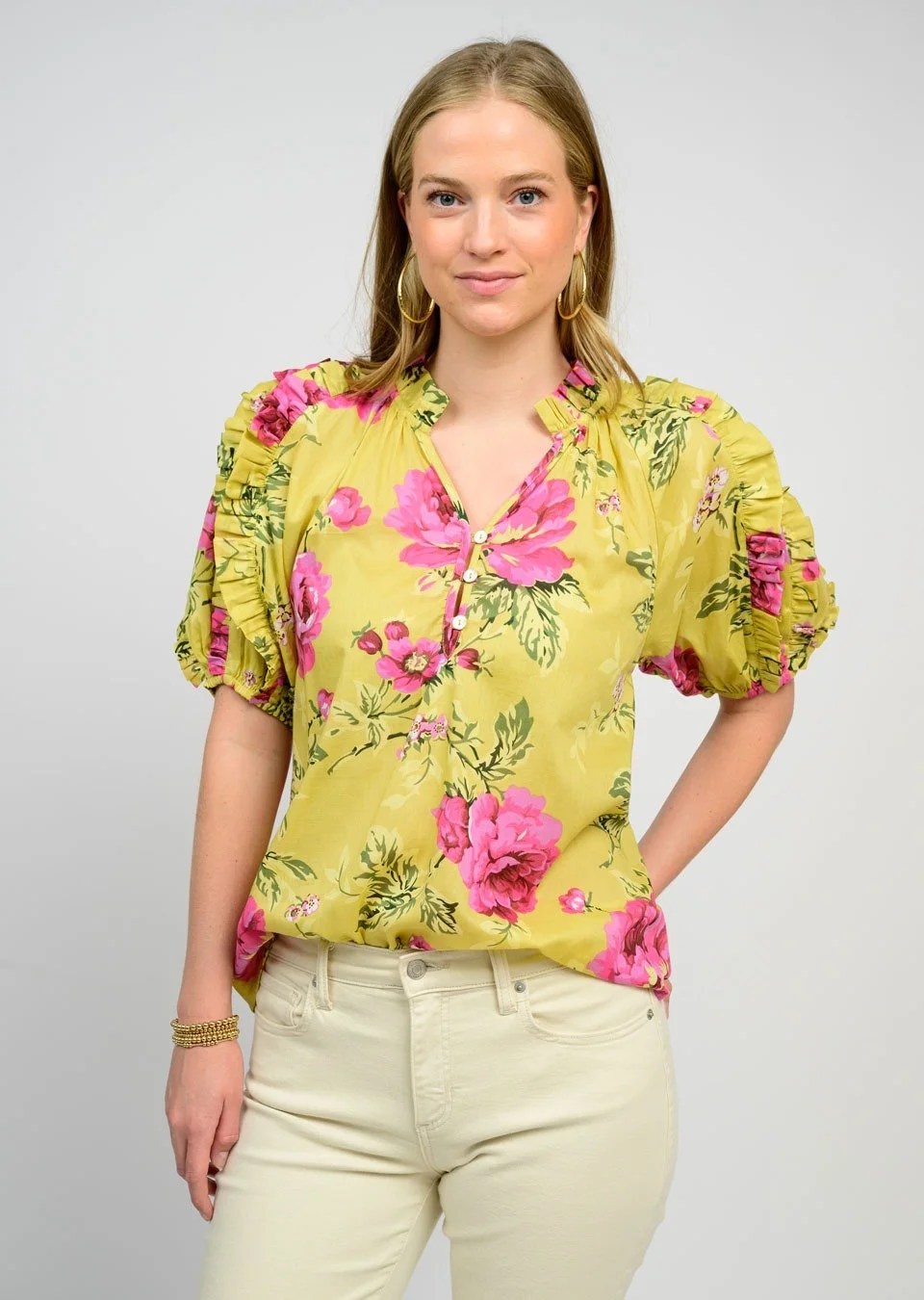 Ivy Jane Ruffles and Roses Top