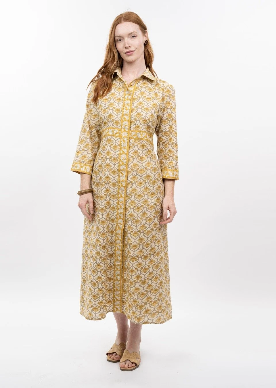 Uncle Frank Double Button Shirtdress