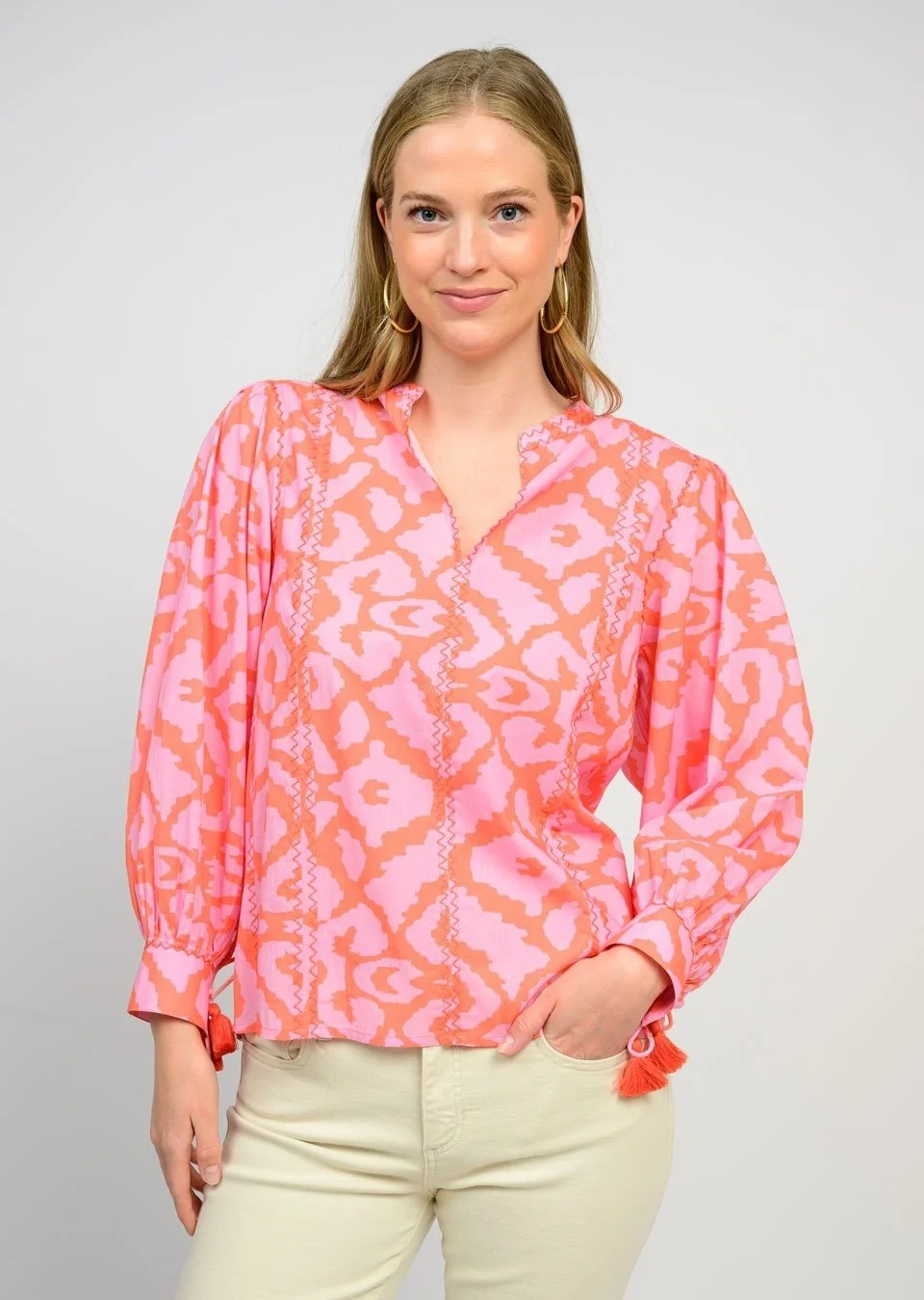 Ivy Jane Zig Zap Stitched Top