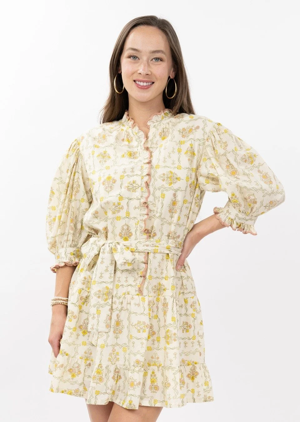 Uncle Frank Trellis Flowers Dress