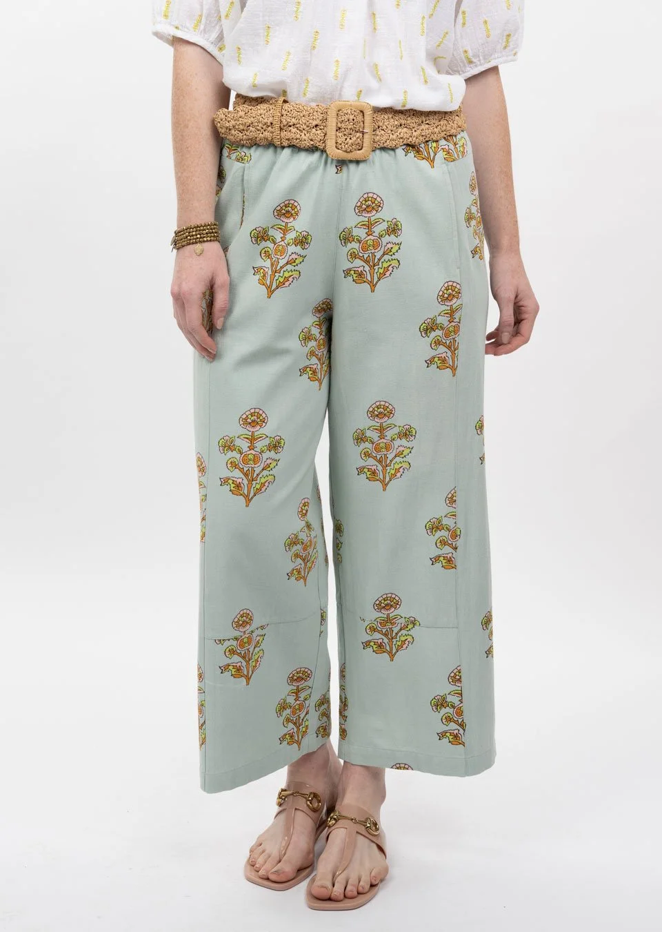 Ivy Jane Print Barrel Pant