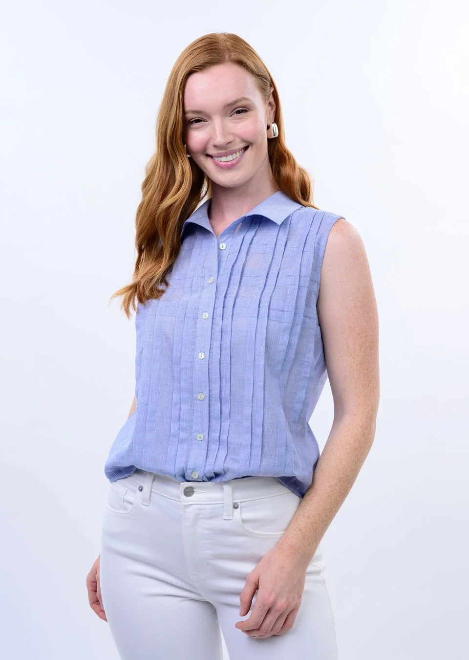 Ivy Jane Tucked Pattern Shirt