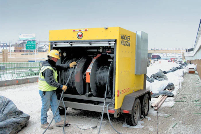 Wacker Neuson E3000 — Remote Heat
