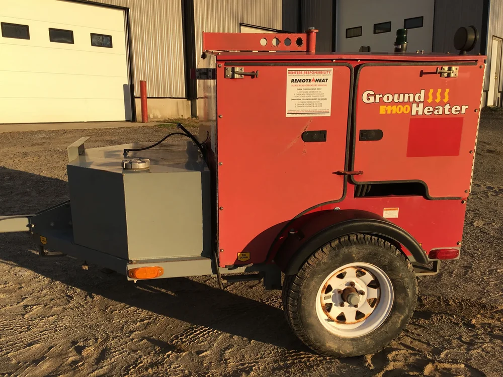 2005 Wacker E1100 Ground Heater — Remote Heat