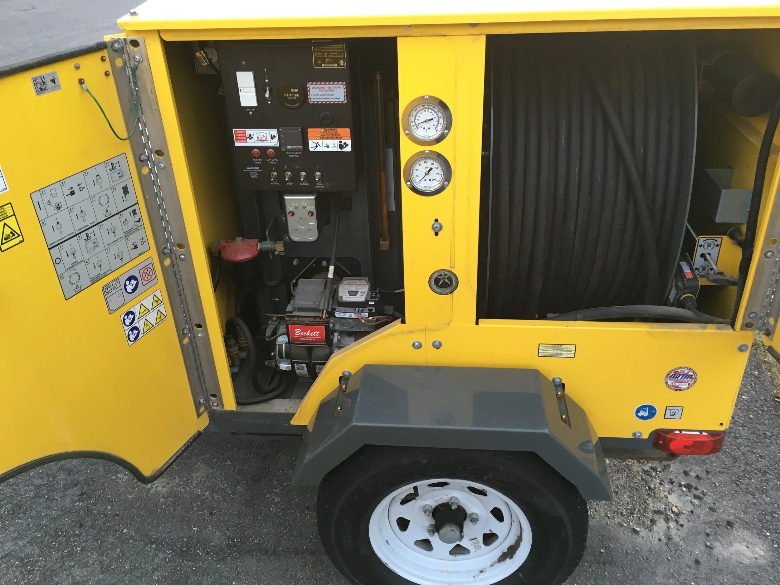 2014 Wacker E1100 Ground Heater — Remote Heat