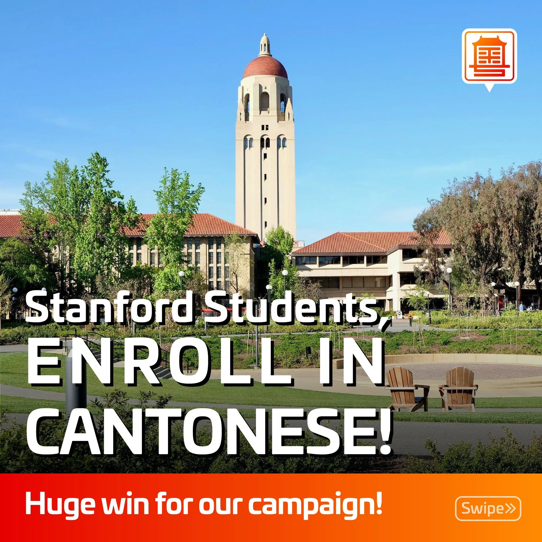 Cantonese classes at Stanford survey 