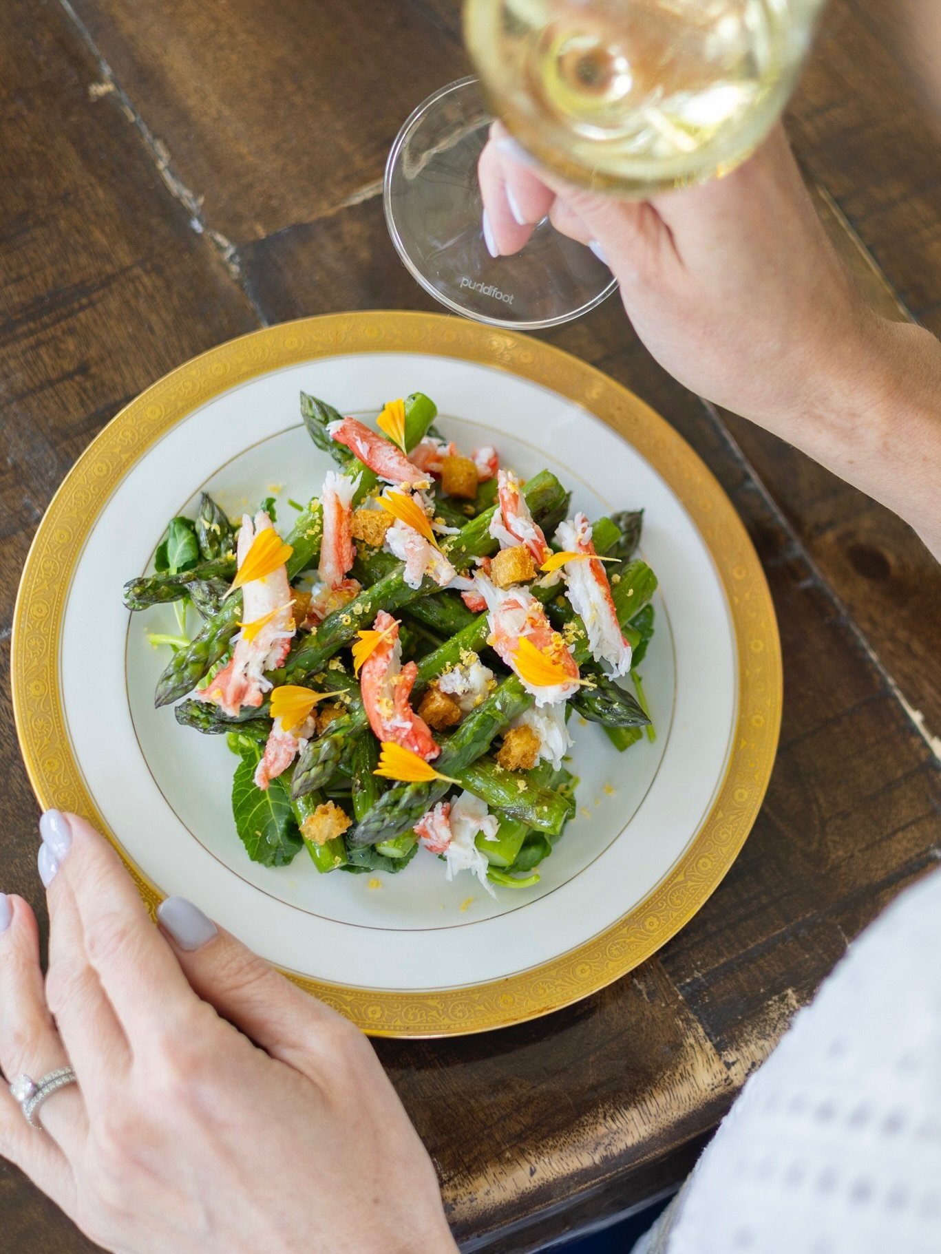 We&rsquo;re celebrating asparagus season in full swing with a fresh new appetizer featuring grilled asparagus from @edgarfarms, Fogo Island crab, @deepwaterfarms baby kale, and a bright citrus brown butter. Available now on our lunch and dinner menus