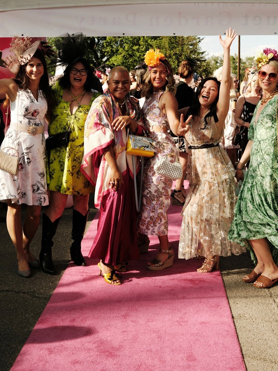 A heartfelt thank you to @holtrenfrew, our Premium Pink Carpet Welcome sponsor for this year's Ros&eacute; and Croquet Garden Party. All eyes are on you as you make your grand entrance into the Holt Renfrew Lounge! Live jazz music and a welcome glass