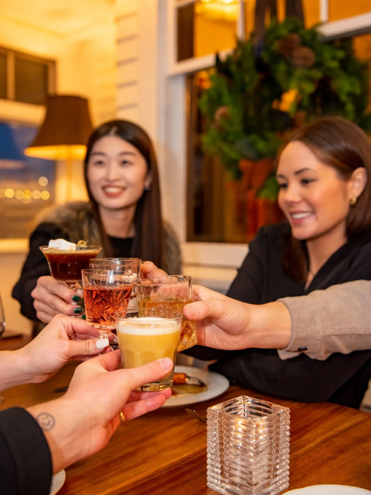 Unwind into the holiday season. Happy Hour is on from Tuesday to Sunday starting at 2pm and the cheer is &lsquo;On the House&rsquo; with 50% off all our featured sips and bites.
Enjoy wine by the glass, local craft beer, select festive cocktails, and