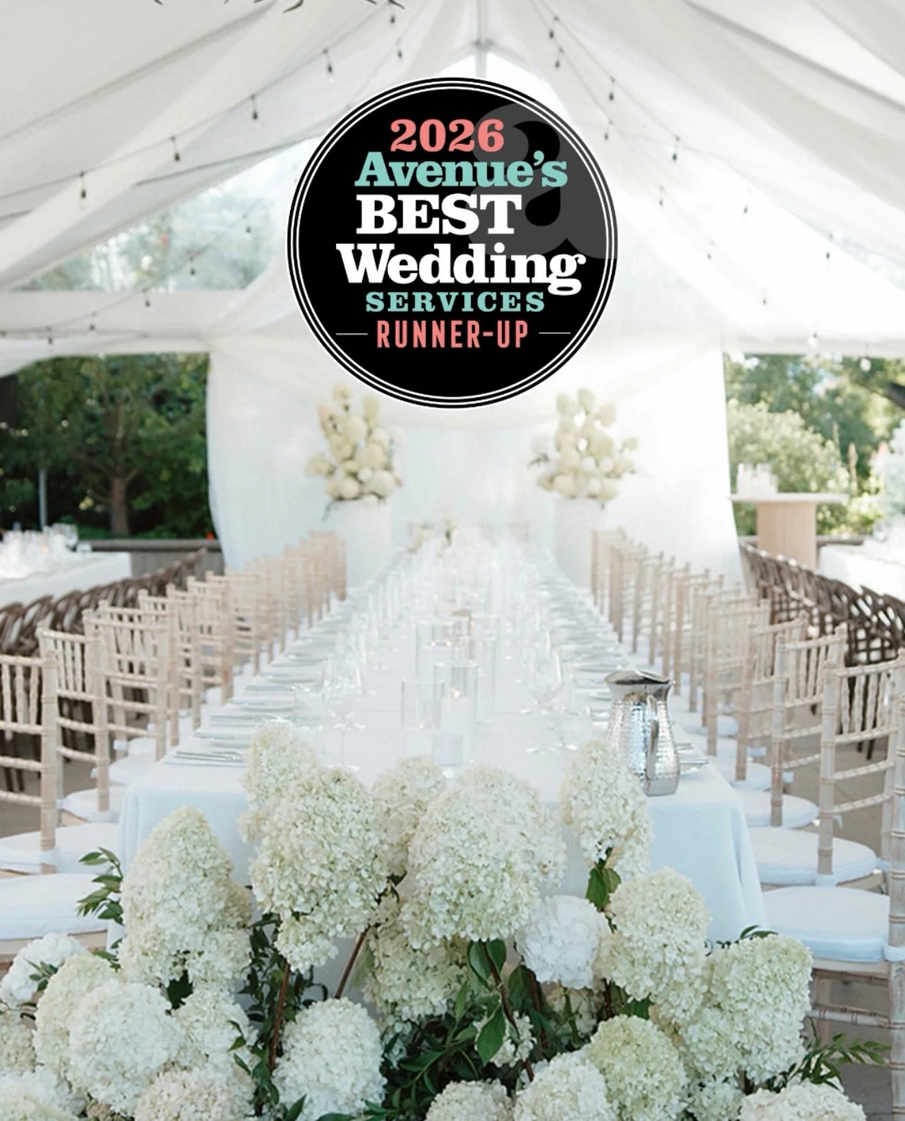 We&rsquo;re honoured to share that we&rsquo;ve been named @avenuemagazine Best Open-Air Venue in Calgary, runner up. Our award-winning garden offers a breathtaking backdrop for outdoor weddings. Lush green space, riverside beauty, city skyline and ti