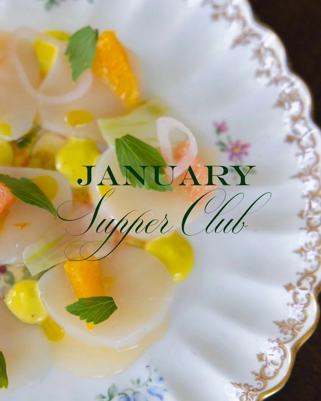 It&rsquo;s here! Savour our creative and delectable five course chef&rsquo;s tasting menu, available every night in January for just $75 per person. 
Whether it&rsquo;s a cozy family dinner or a fun date night, our Supper Club menu is perfect for all