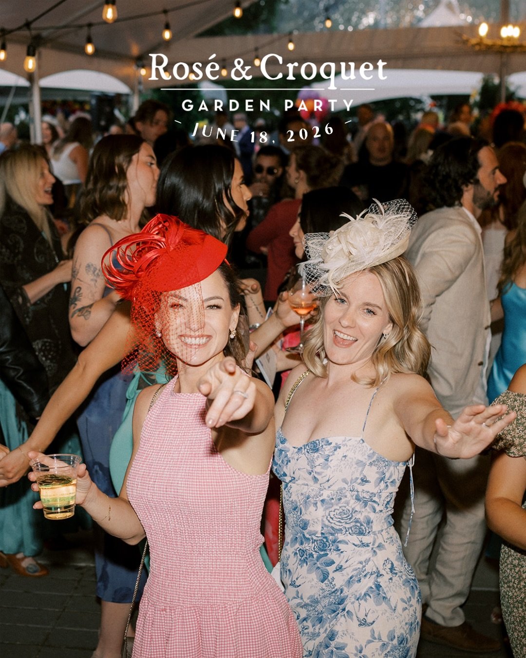 Mark your calendars! Ros&eacute; and Croquet Early Bird tickets go on sale Thursday March 19 at 10am. Link in profile. 
🌼 
The spectacular garden party at Deane House is on Thursday, June 18. Mingle at the most fashionable outdoor soir&eacute;e of t