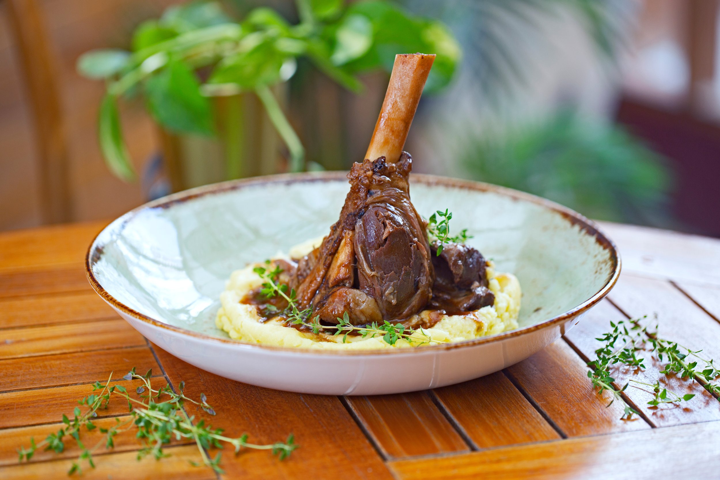 Lambtastic Farm Lamb Shank Full Dinner Menu