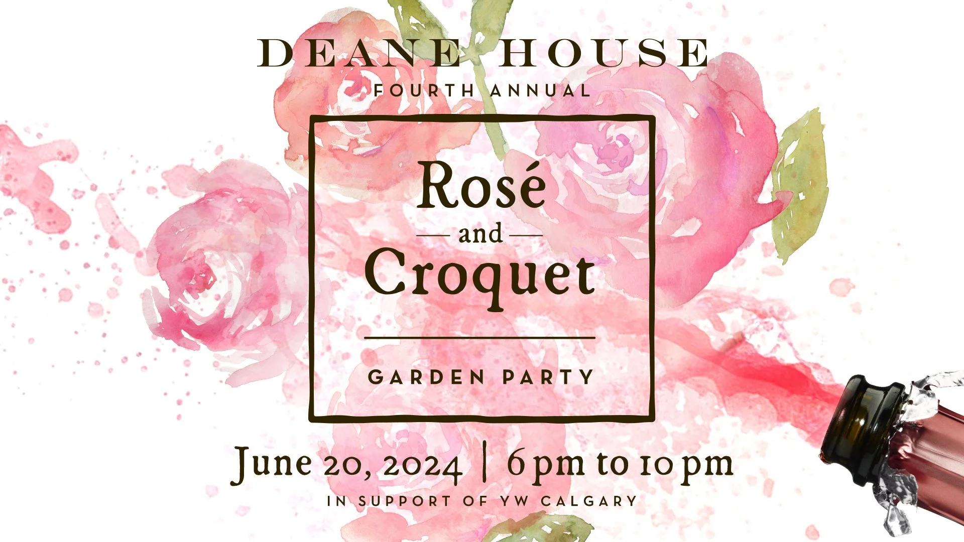 Rosé and Croquet — Deane House