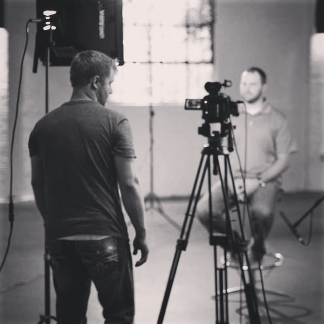 Cool shot of the Sony PMW-F3 / Manfrotto combination
