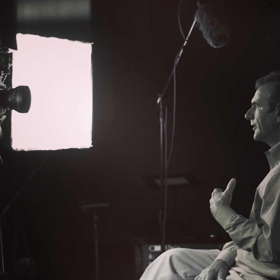 Tom Tanner shooting the Place of Development video