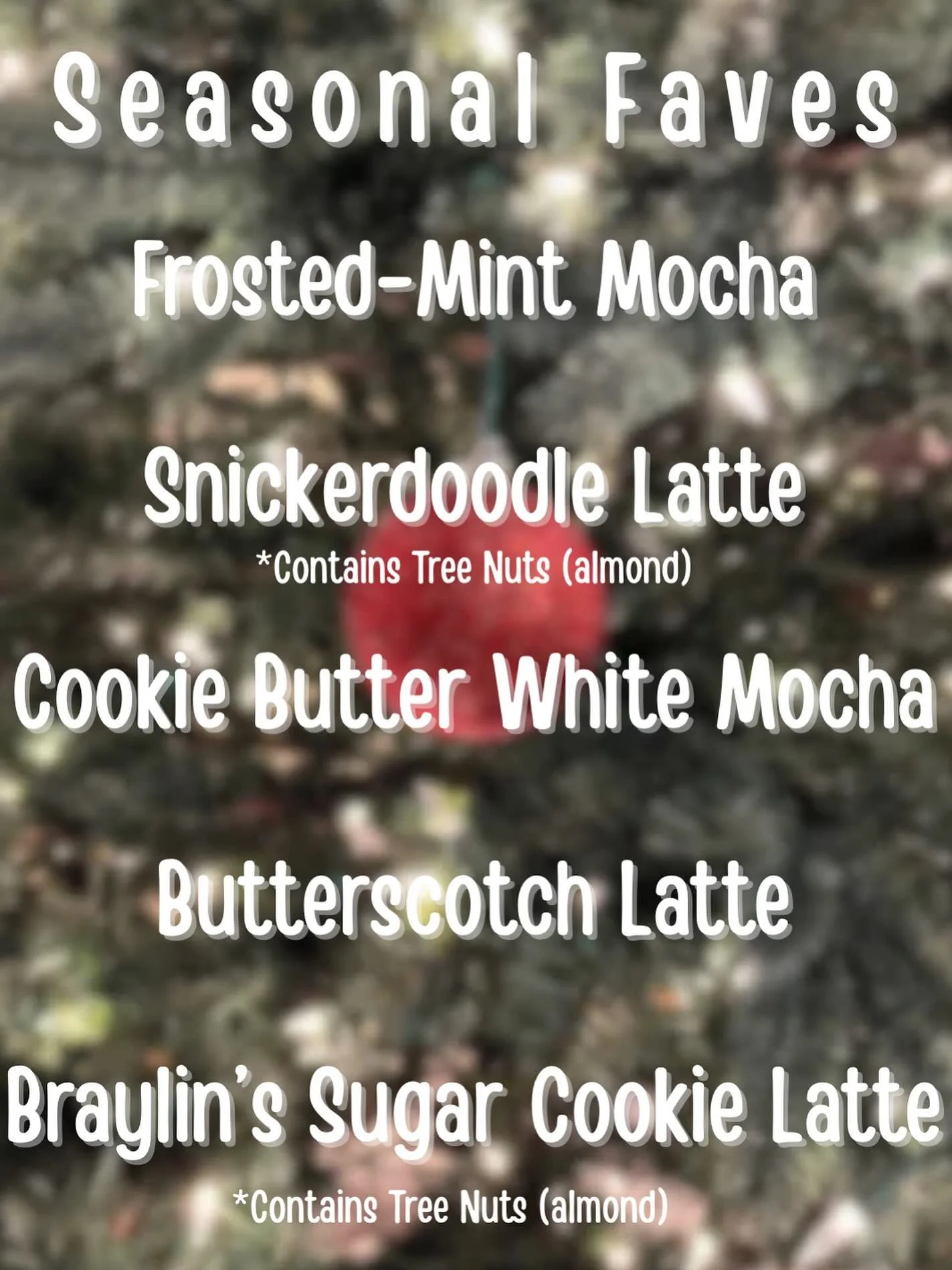 Its our very favorite time of year, winter drinks are here! ❄️