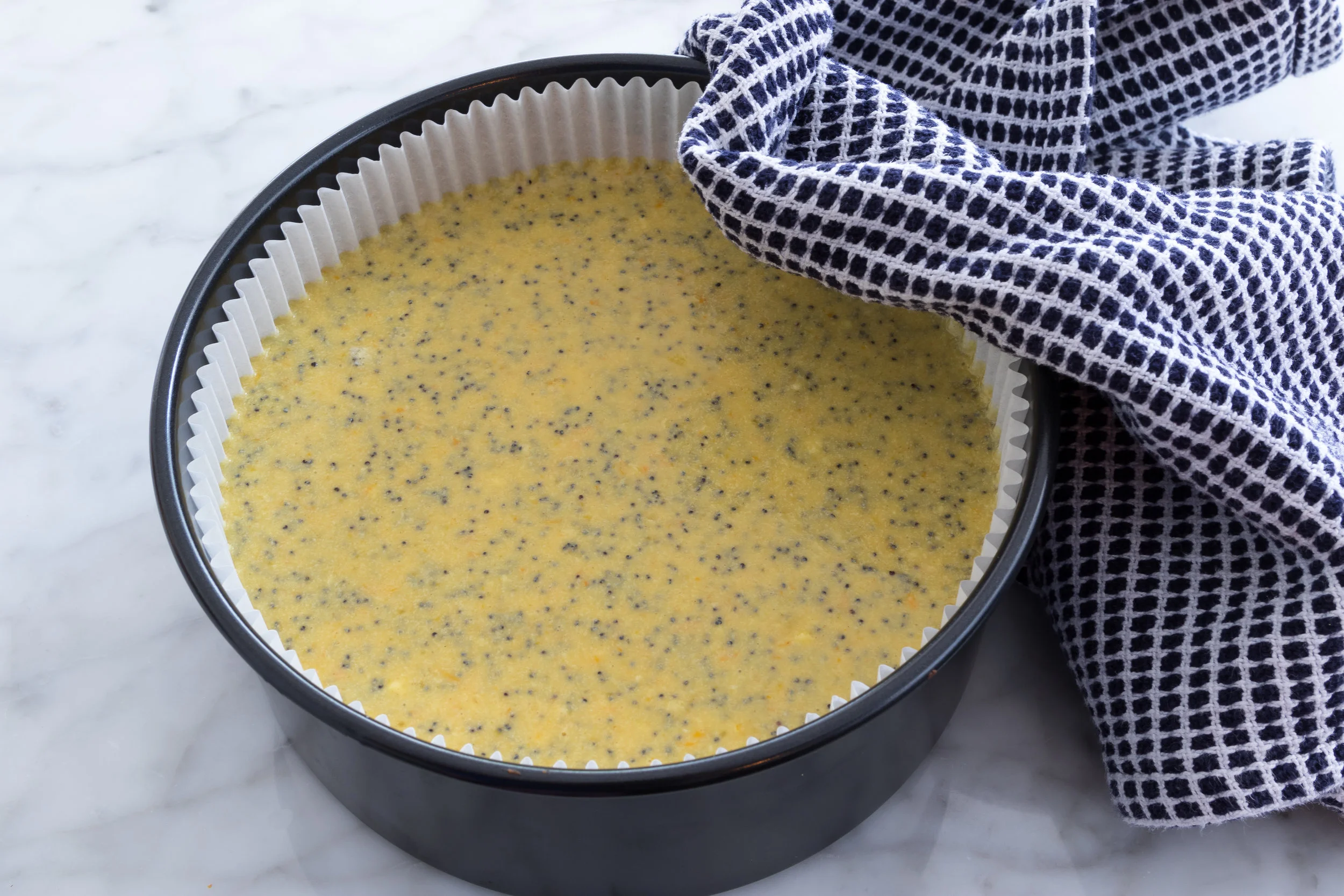 Orange Poppy Seed Cake Spoon Bowl