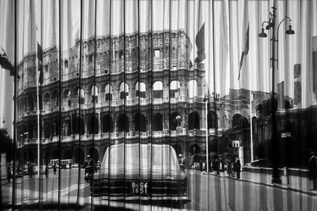 Figure 1. Vesna Pavlović, Fototeka , Detail, 2013, Photographic transparencies on curtain