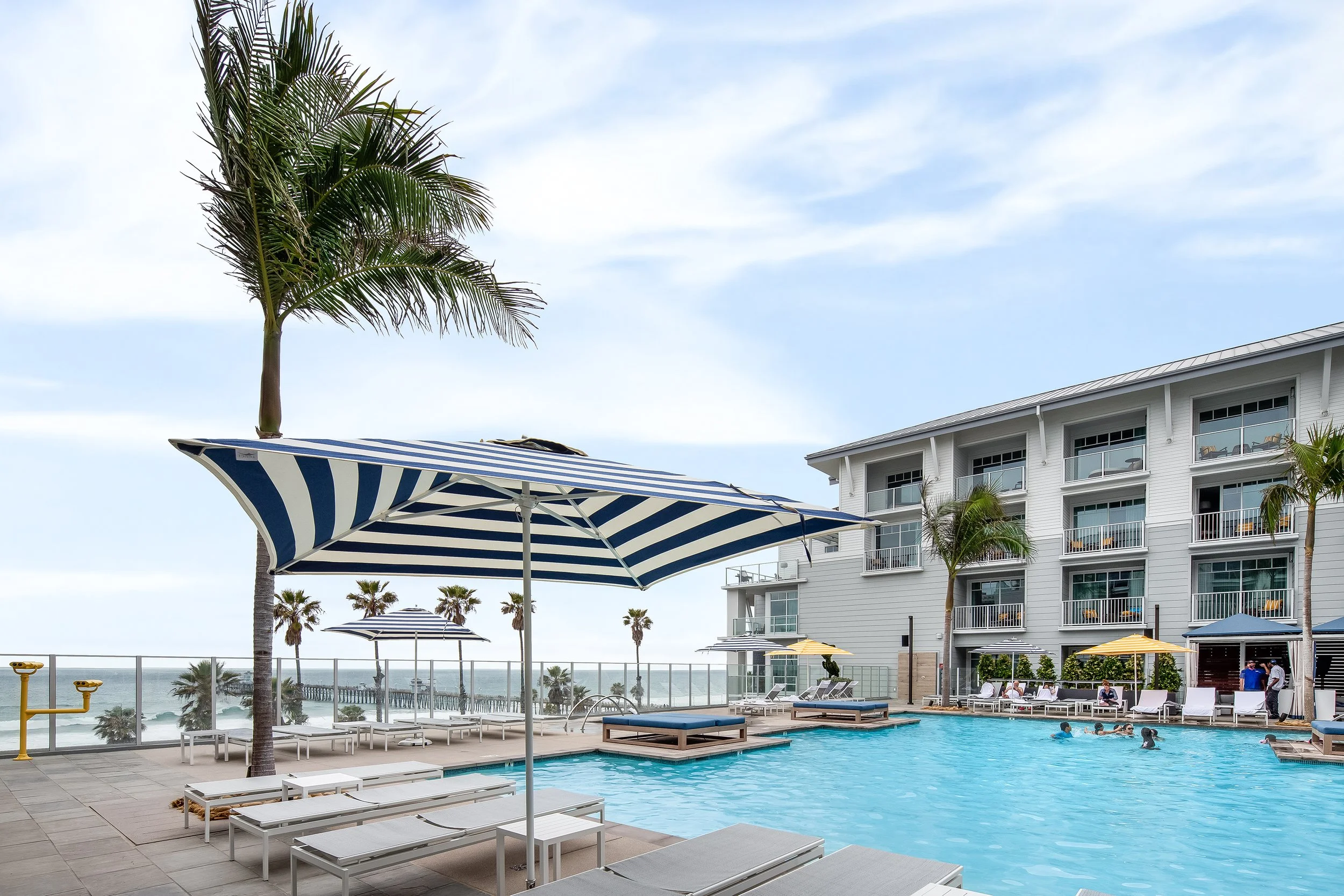 Oceanside Pool Work - Elevated Pools — Aquatic Design Group