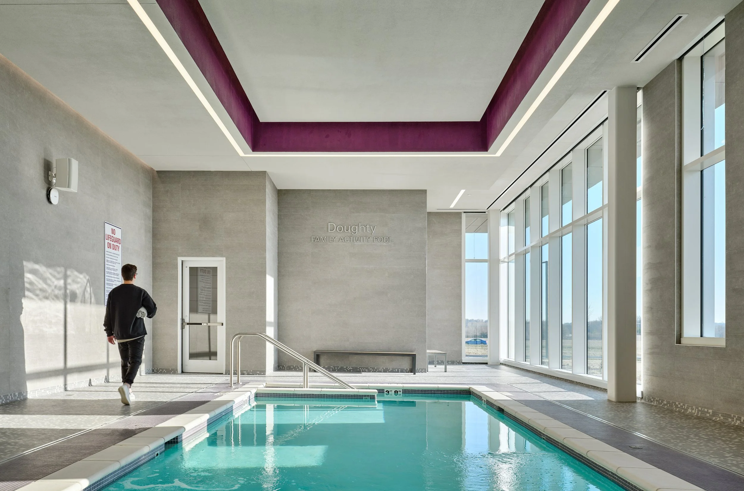 Doughty Family Activity Pool, Health and Wellbeing Building Des Moines University Medicine and Health Sciences Campus