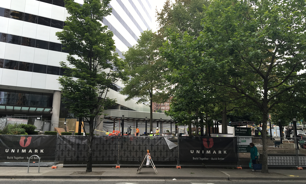 Above: Metropolitan Park, located across the street from NEXUS, is also undergoing a significant transformation while the entire neighborhood experiences a renaissance.