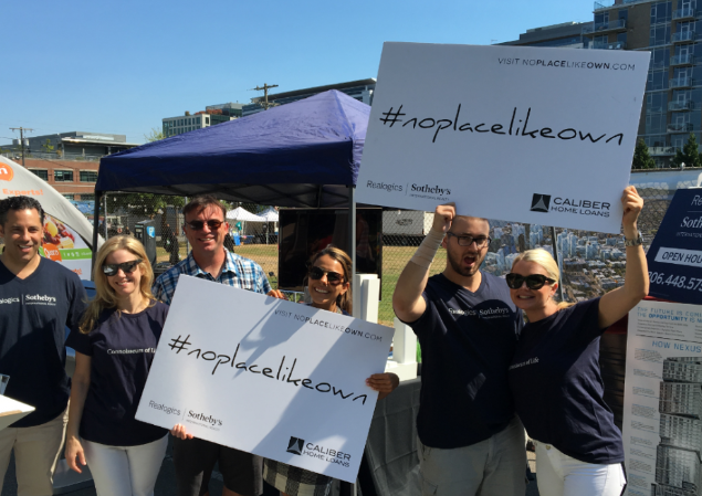 Above: Caliber Home Loans has collaborated with Realogics Sotheby's International Realty on numerous events and promotions like the recent Seattle Street Truck Food Festival hosted in South Lake Union.