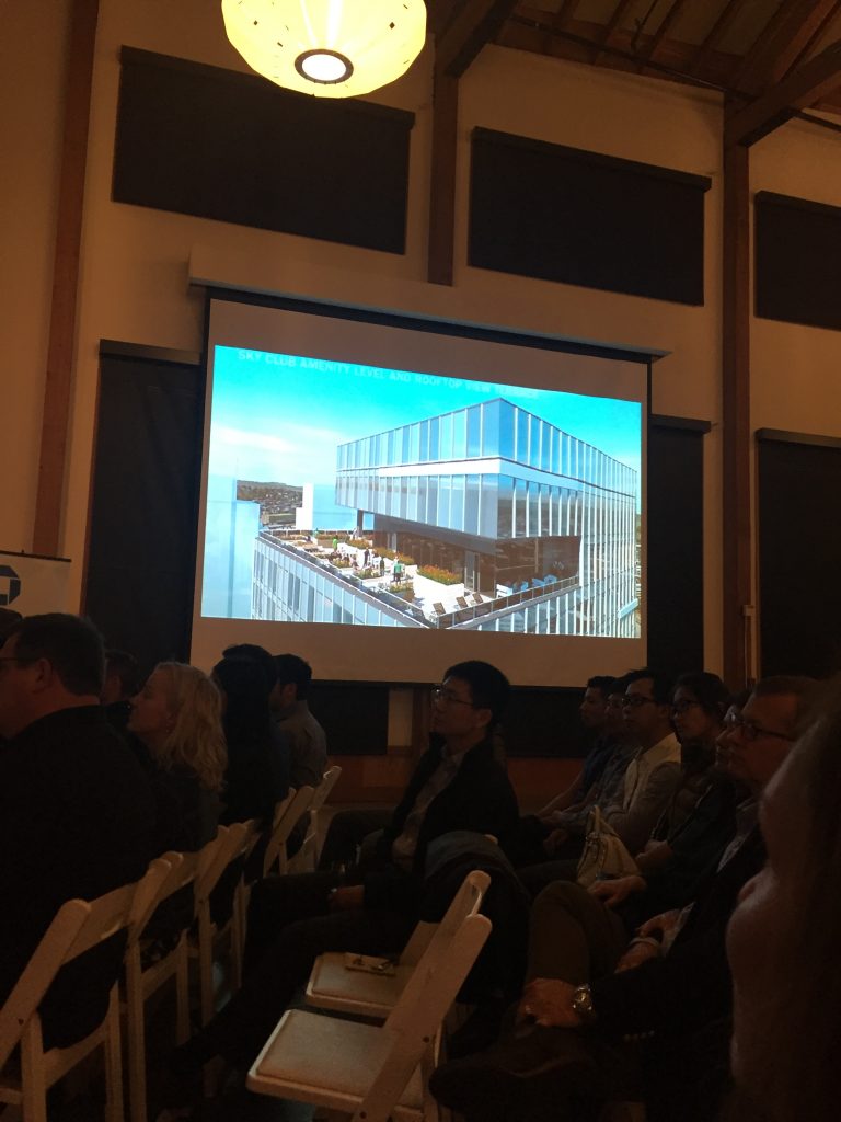 Attendees are introduced to the NEXUS condominium tower, a new development by Burrard Group.