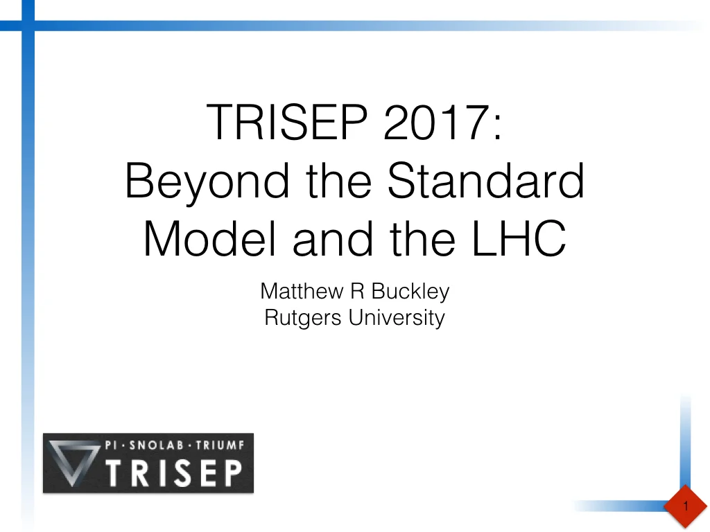 TRISEP Summer School Lectures
