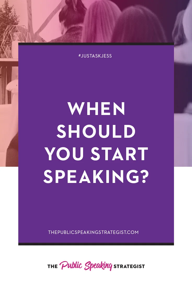 When Should You Start Speaking?