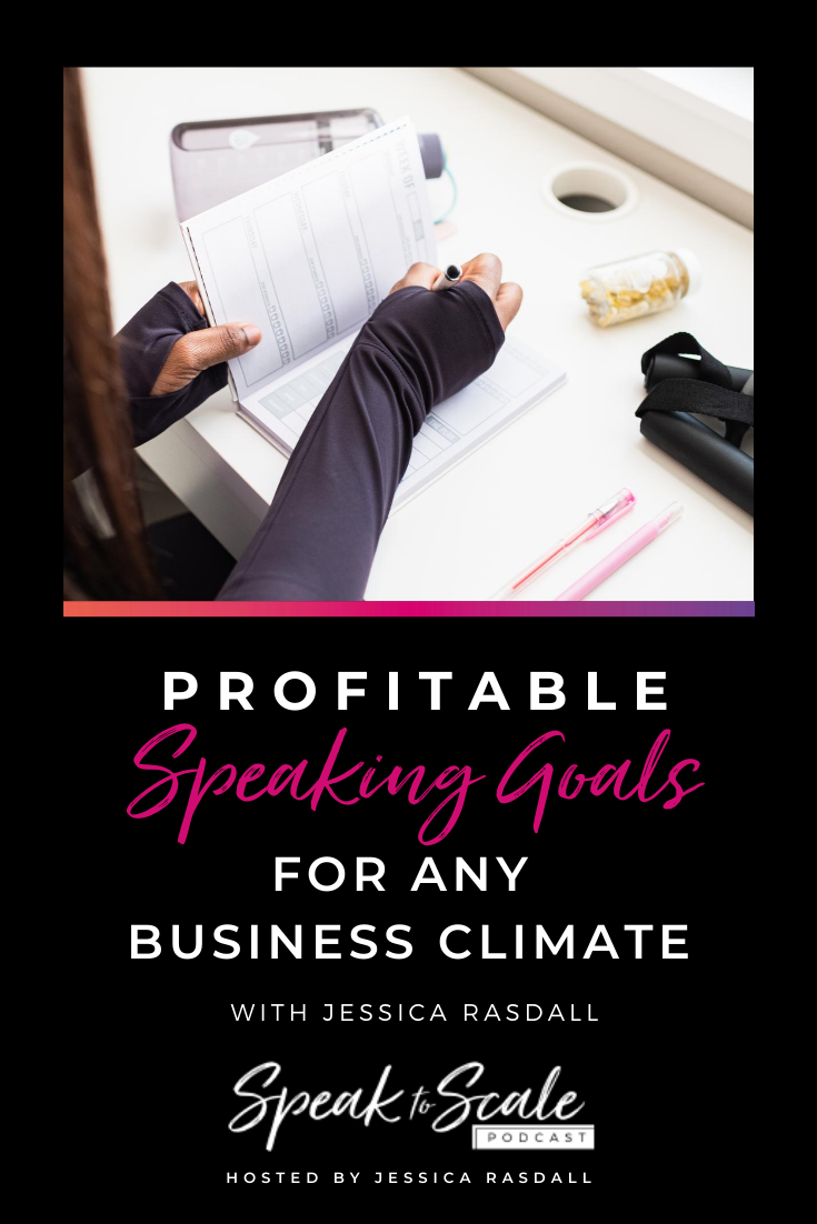 Ep 117: Profitable Speaking Goals for Any Business Climate