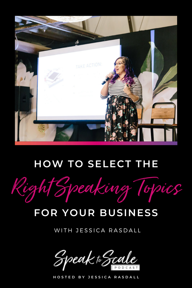 150: How to Select The Right Speaking Topics for Your Business