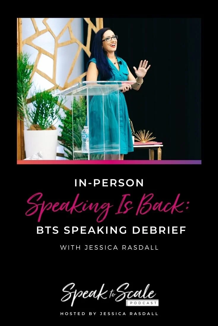 158: In-Person Speaking is Back: BTS Speaking Debrief