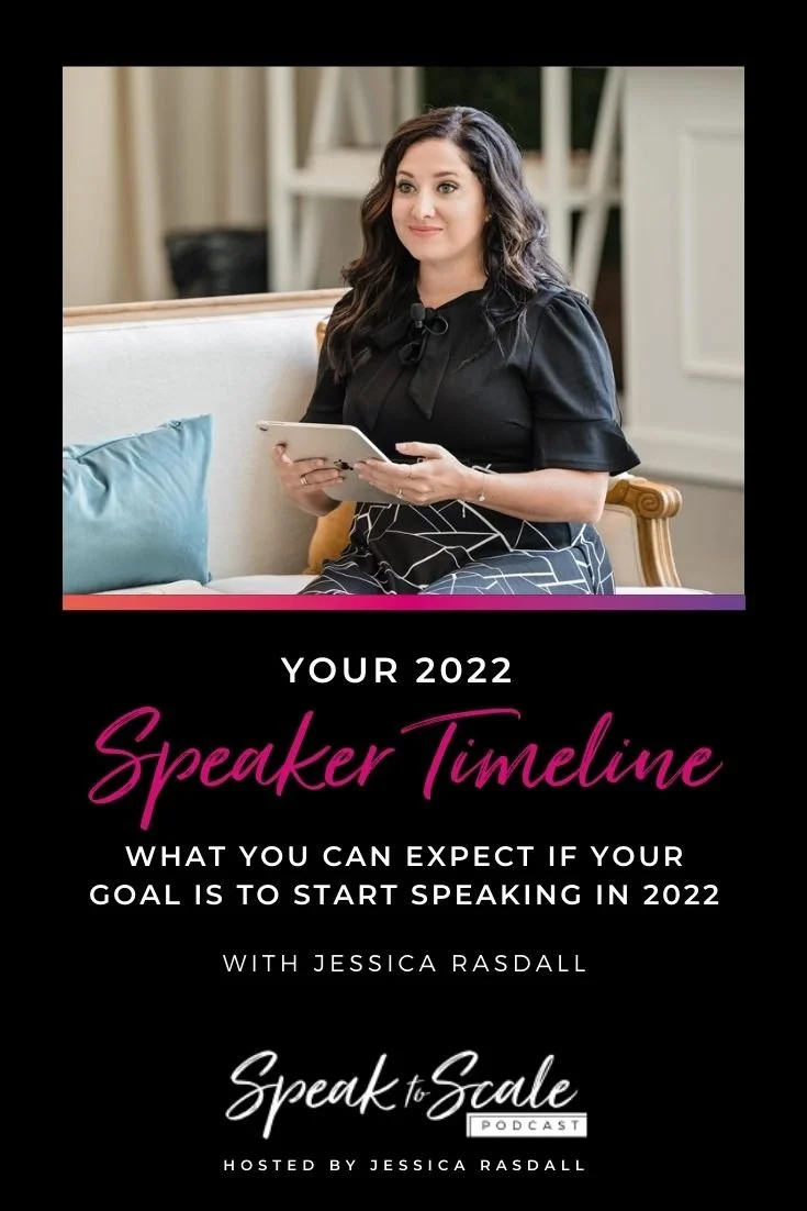 173: Your 2022 Speaker Timeline — what you can expect if your goal is start speaking in 2022