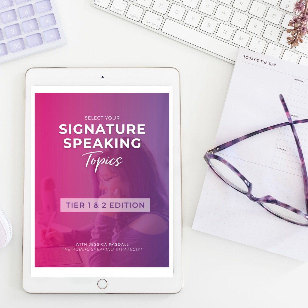 Select Your Signature Speaking Topics