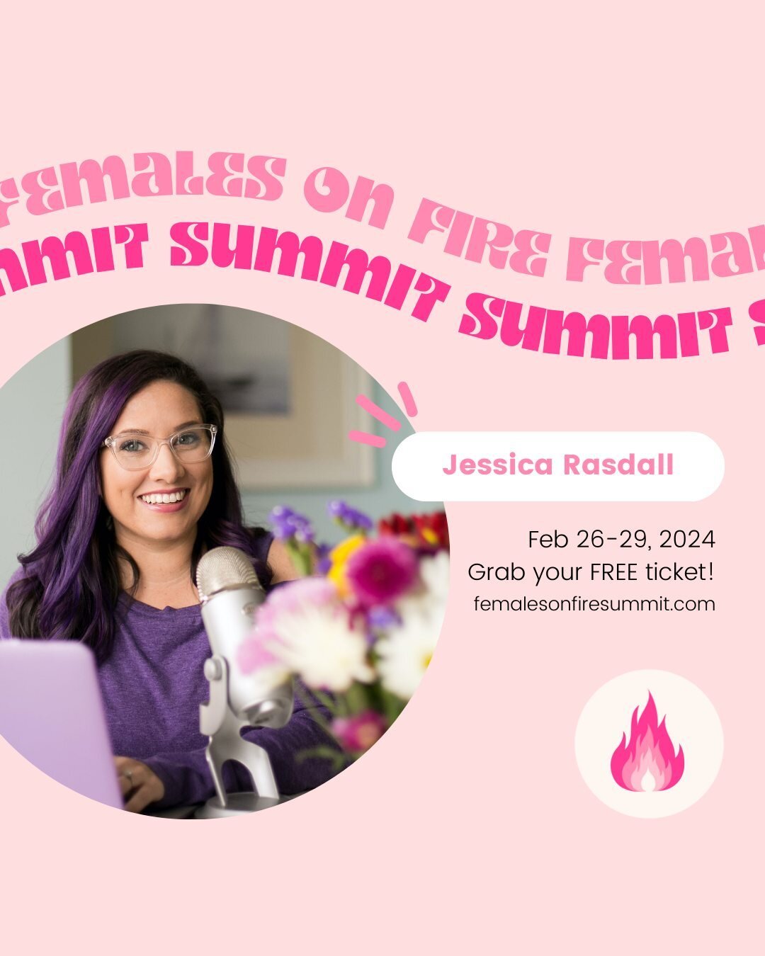 Mark your calendars! 📅 ✍️⁠
⁠
This week from 2/26-29, I&rsquo;ll be at the @femalesonfire Summit! Talking about (you guessed it) speaking to scale your biz.⁠
⁠
If you wanna grow your business, learn from thought leaders in your space, and make friend