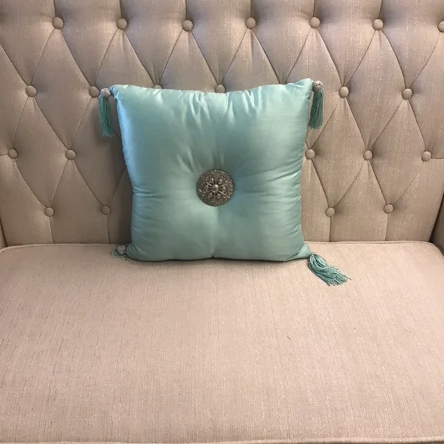 Turquoise Zen Pillow 