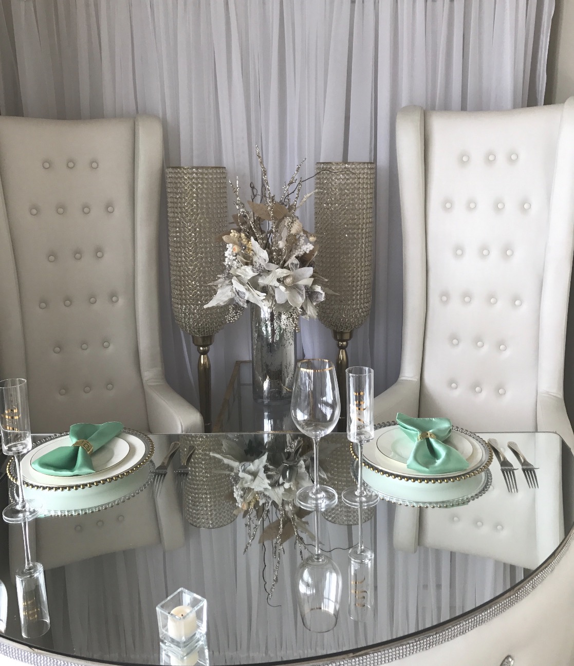 White Rachel Chairs