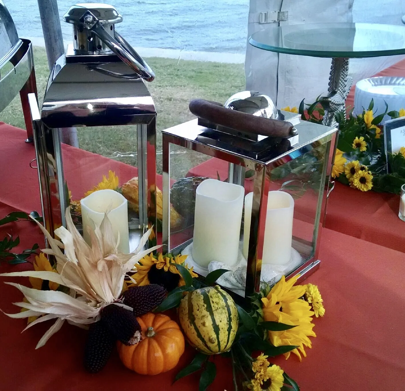 Left lantern $12.00 Right lantern $10.00