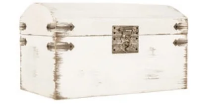 Ivory rustic card box