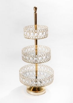 Three tier Gold Bling cupcake stand #5